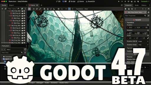 Godot 4.7 Beta is Here!